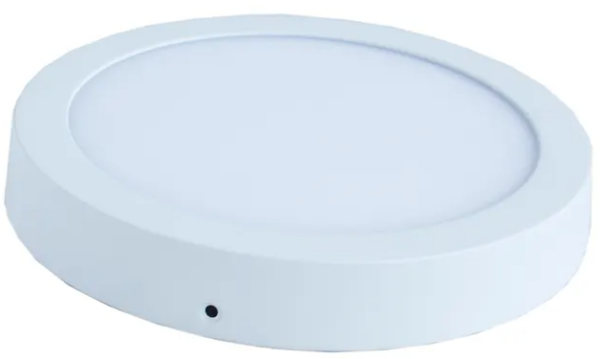 FOCO LED REDONDO SOBREPUESTO 12W/3000K C/DRIVER