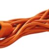 Mec Alarg. Simple 5mt 2p+t 250v 10a 2000w Naranja
