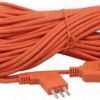 Mec Alarg. Simple 25mt 2p+t 250v 10a 2000w Naranja