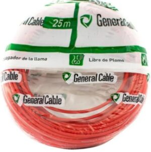 CAB122338 Mts Cable Libre Halog.ho7z1- 1.5 Mm Rl 25 Mt Rojo