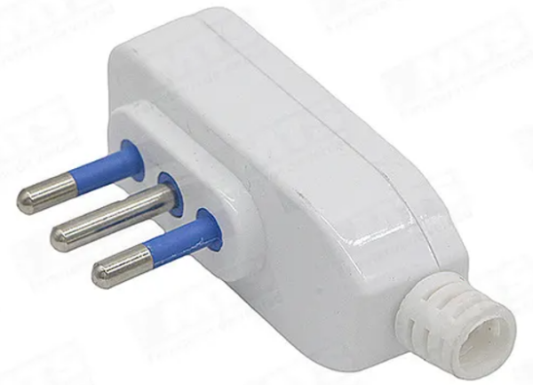 Kalop Enchufe Macho Lateral 2p+t 10a Blanco