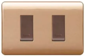 GEN022840 Genesis Dorado Interruptor Doble