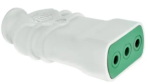 Ench Volante Hembra 10 Amp 2p+t Bco