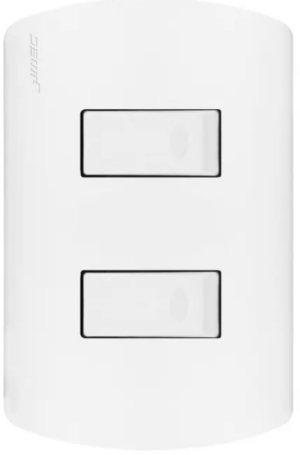 INT038540-1 Mec Interruptor Doble 9/15 250v 16a Blanco