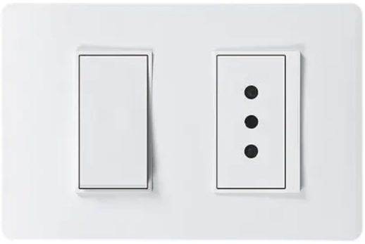 Bticino Luzica Interruptor+toma Corriente 2p+t Hem