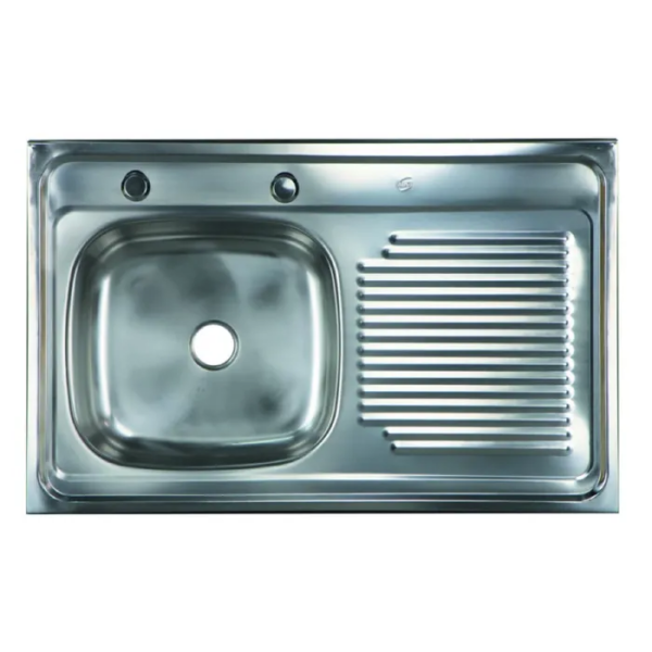Lavaplatos Inox 1000x500 Der. C/desague