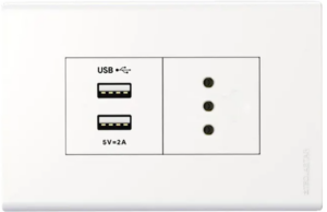 STA127160 STANFORD ENCHUFE SIMPLE 10A 250V + TOMA USB DOBLE