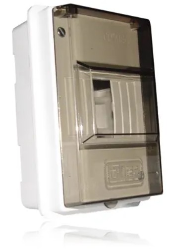 MEC TABLERO ELECTRICO 1 A 4 ESPACIOS PUERTA COLOR