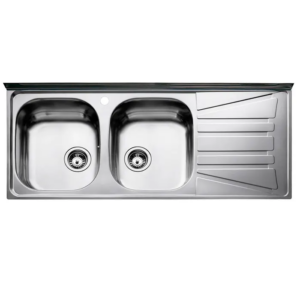 Teka Lavaplato Sobreponer 120x50 2c1e Derecho